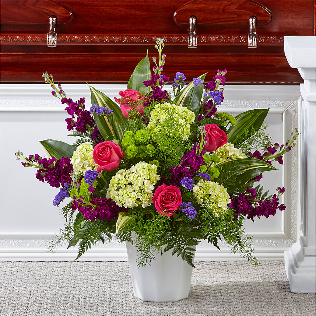 Beautiful Horizons Floor Basket –  Natural Flowers Llc, Centreville VA