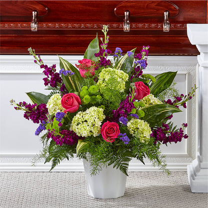 Beautiful Horizons Floor Basket –  Natural Flowers Llc, Centreville VA