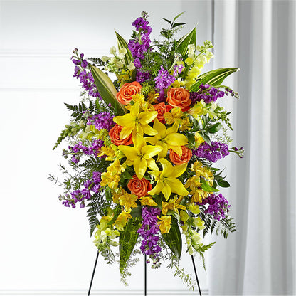 Thoughtful Prayers Standing Spray –  Natural Flowers Llc, Centreville VA