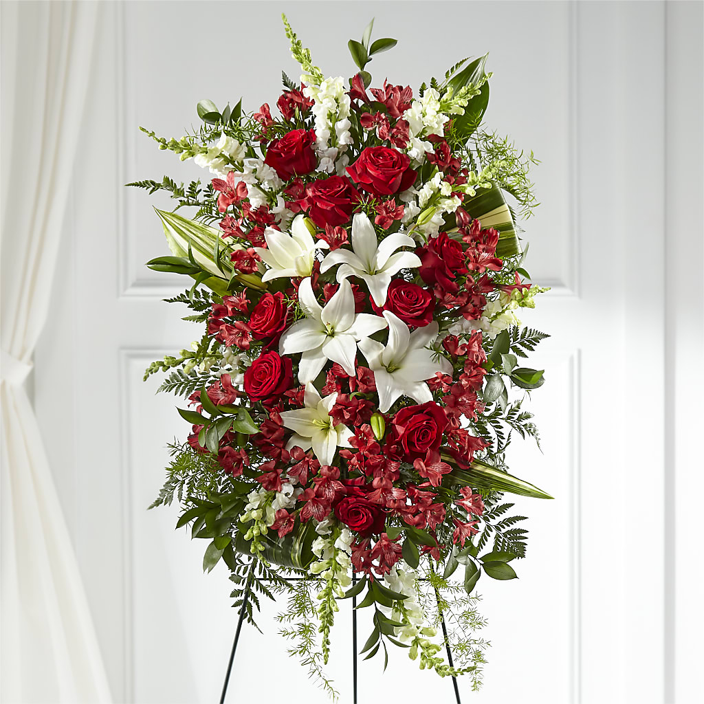 Everlasting Memory Standing Spray –  Natural Flowers Llc, Centreville VA