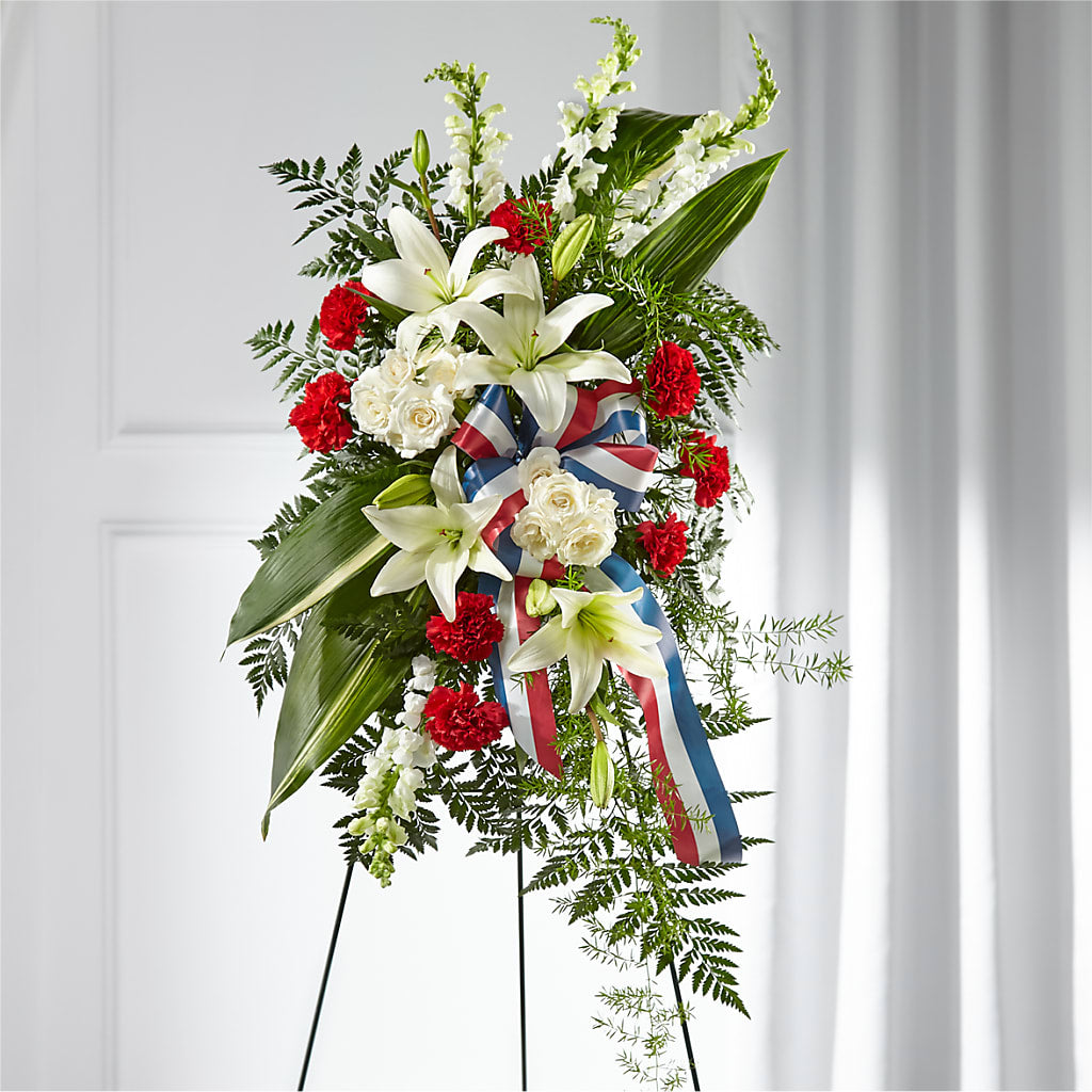 Stars of Life Standing Spray –  Natural Flowers Llc, Centreville VA