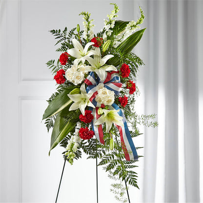Stars of Life Standing Spray –  Natural Flowers Llc, Centreville VA