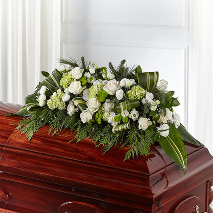 Hopeful Gesture Casket Spray –  Natural Flowers Llc, Centreville VA