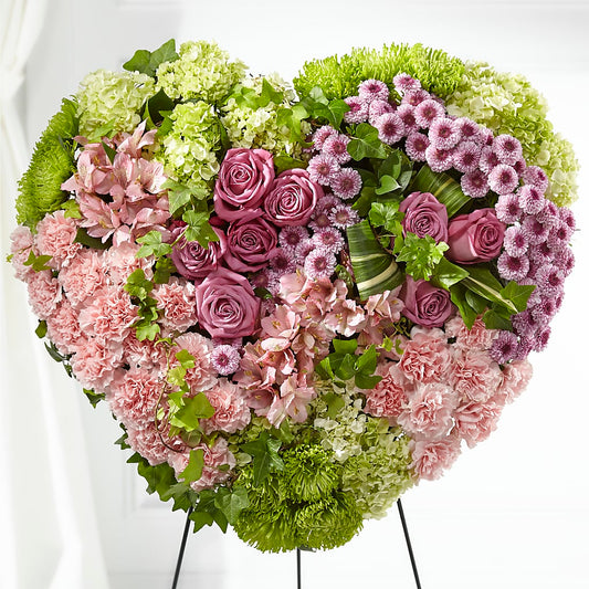 Heartwarming Standing Heart –  Natural Flowers Llc, Centreville VA