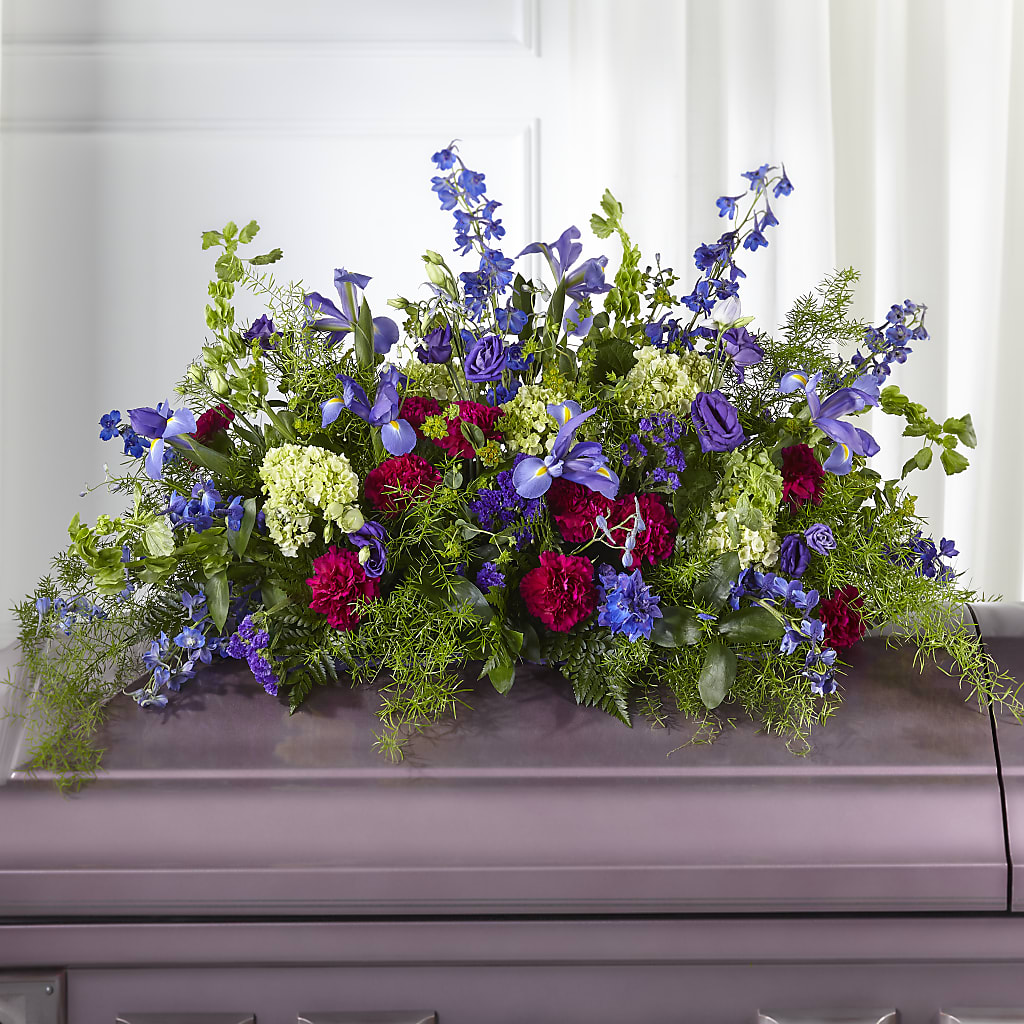 Always Treasured Casket Spray –  Natural Flowers Llc, Centreville VA