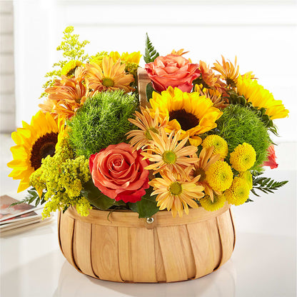 Harvest Sunflower Basket –  Natural Flowers Llc, Centreville VA