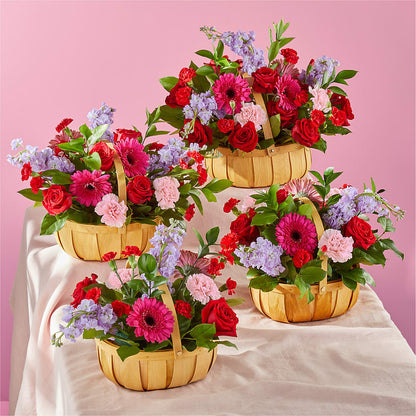 Pink Picnic Basket –  Natural Flowers Llc, Centreville VA