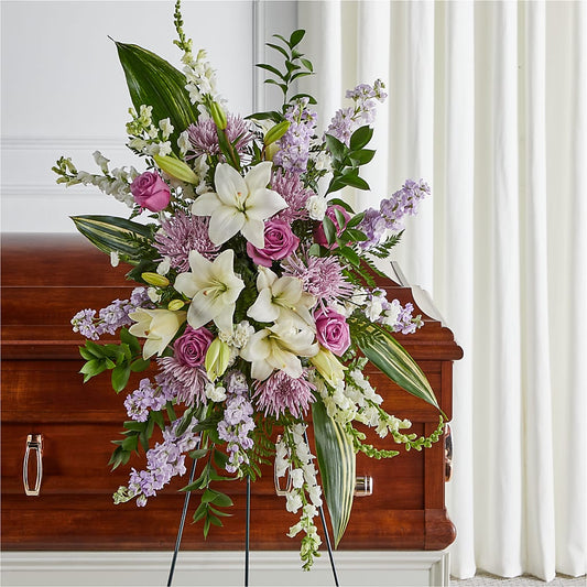 Grateful Hearts Standing Spray –  Natural Flowers Llc, Centreville VA