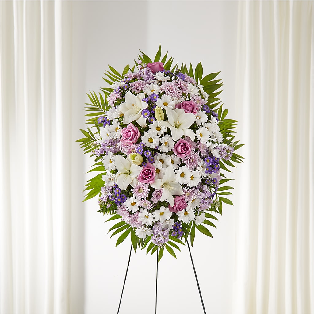 Surrounded by Love Standing Spray –  Natural Flowers Llc, Centreville VA