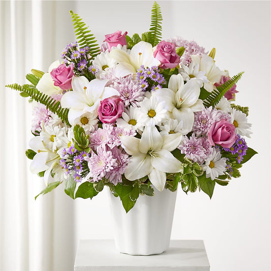 Warmest Thoughts Tabletop Basket –  Natural Flowers Llc, Centreville VA
