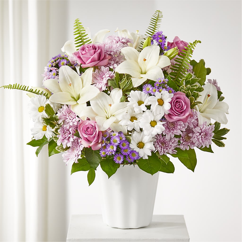 Warmest Thoughts Tabletop Basket –  Natural Flowers Llc, Centreville VA