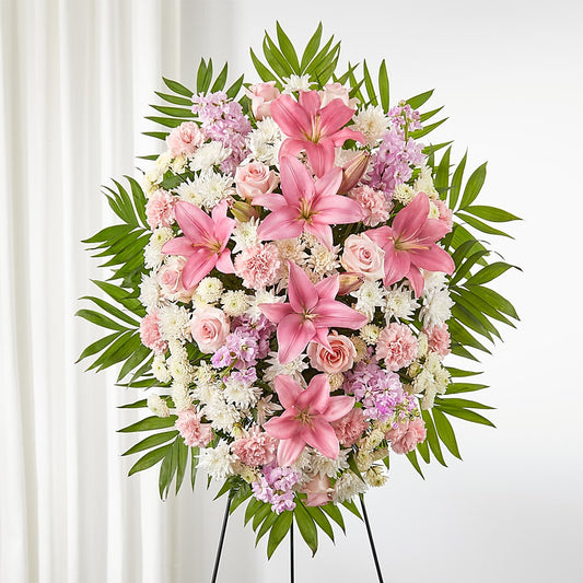 Offering Solace Standing Spray –  Natural Flowers Llc, Centreville VA