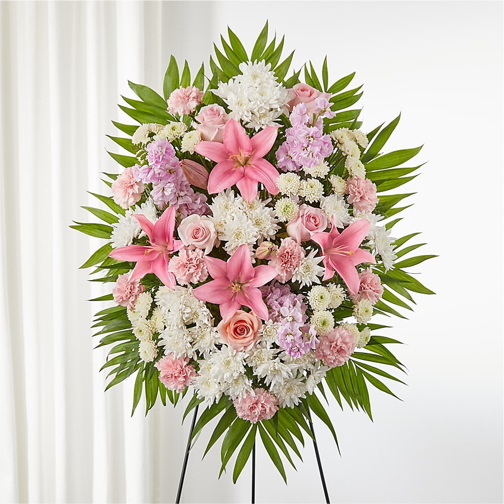 Offering Solace Standing Spray –  Natural Flowers Llc, Centreville VA