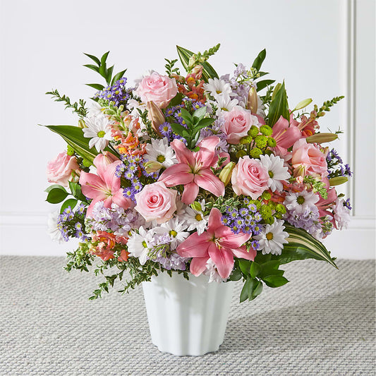 Abundant Compassion Floor Basket –  Natural Flowers Llc, Centreville VA
