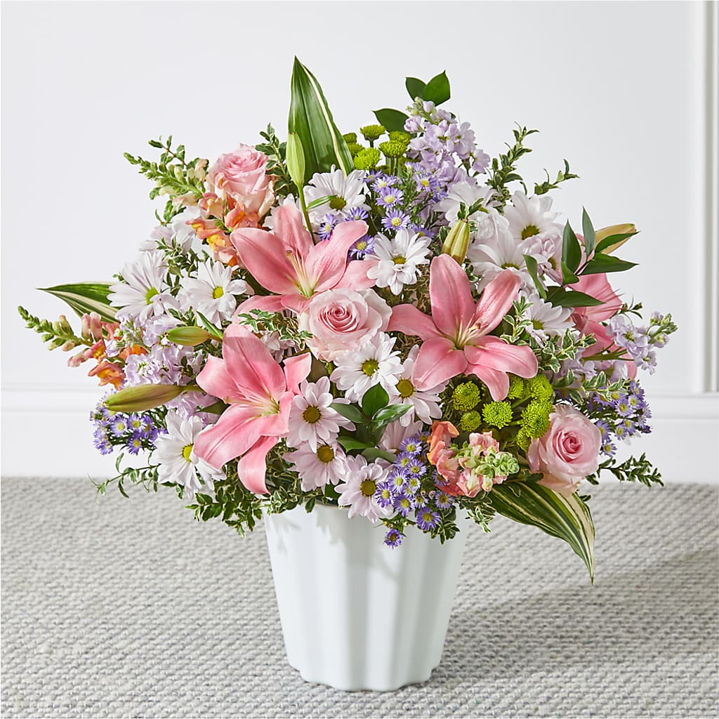 Abundant Compassion Floor Basket –  Natural Flowers Llc, Centreville VA