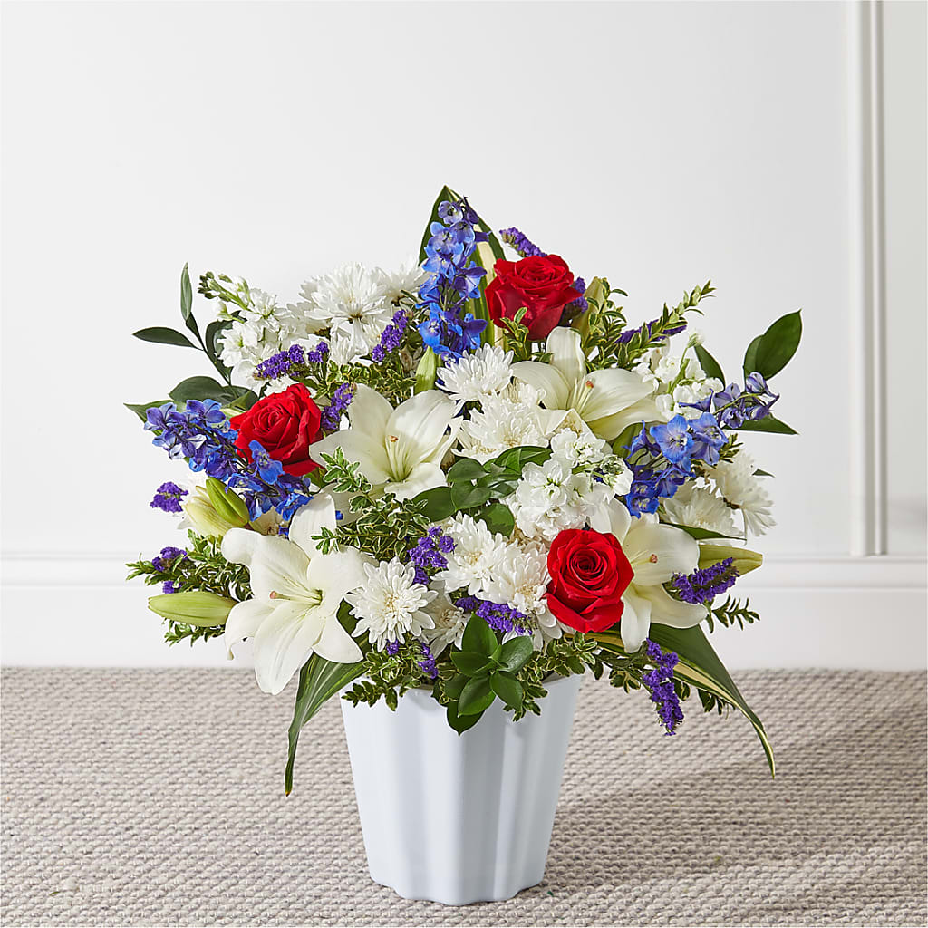 Consoled Floor Basket –  Natural Flowers Llc, Centreville VA