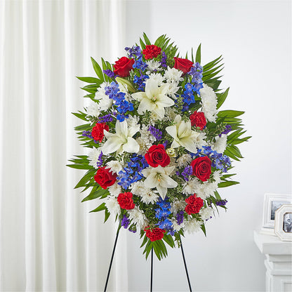 Cherished Service Standing Spray –  Natural Flowers Llc, Centreville VA