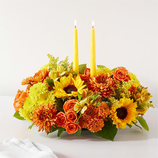 Autumn Harmony Centerpiece –  Natural Flowers Llc, Centreville VA