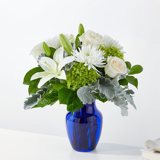 Snowy Dreams Bouquet –  Natural Flowers Llc, Centreville VA