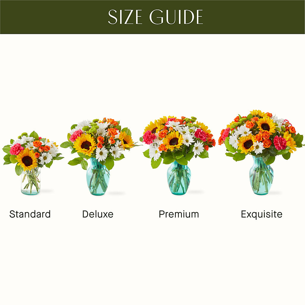 Sun-drenched Blooms Bouquet –  Natural Flowers Llc, Centreville VA