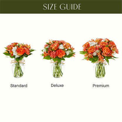 Apricot Glow Bouquet –  Natural Flowers Llc, Centreville VA