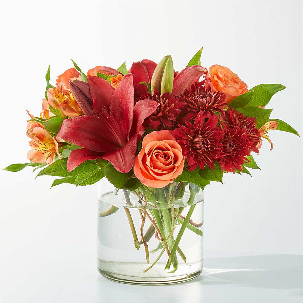 Crimson Leaves Bouquet –  Natural Flowers Llc, Centreville VA