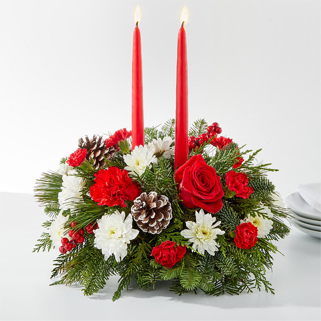 Holiday Soiree Centerpiece –  Natural Flowers Llc, Centreville VA