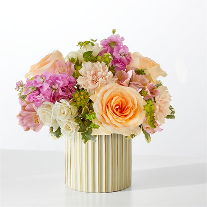 Paradise Bouquet with Ivory Vase –  Natural Flowers Llc, Centreville VA