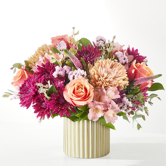 Berry Cobbler Bouquet with Ivory Vase –  Natural Flowers Llc, Centreville VA