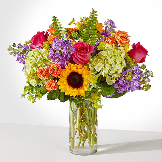 Vibrant Greetings Bouquet –  Natural Flowers Llc, Centreville VA