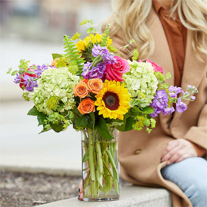 Vibrant Greetings Bouquet –  Natural Flowers Llc, Centreville VA