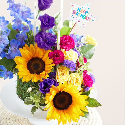 Star of the Day Floral Cake –  Natural Flowers Llc, Centreville VA