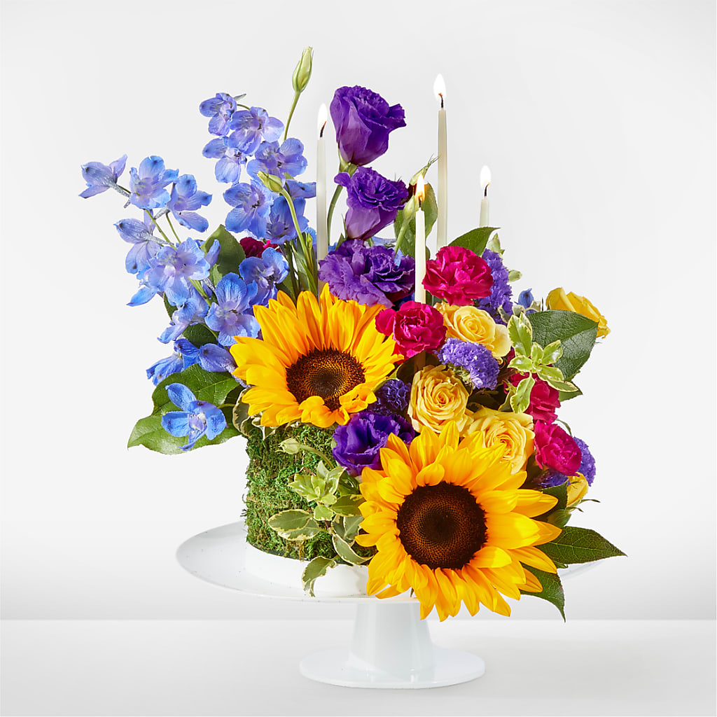 Star of the Day Floral Cake –  Natural Flowers Llc, Centreville VA