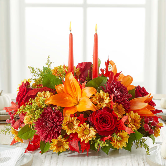 Autumn's Embrace Centerpiece –  Natural Flowers Llc, Centreville VA