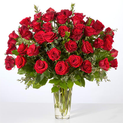 Forever Yours Fifty Stem Red Rose Bouquet –  Natural Flowers Llc, Centreville VA