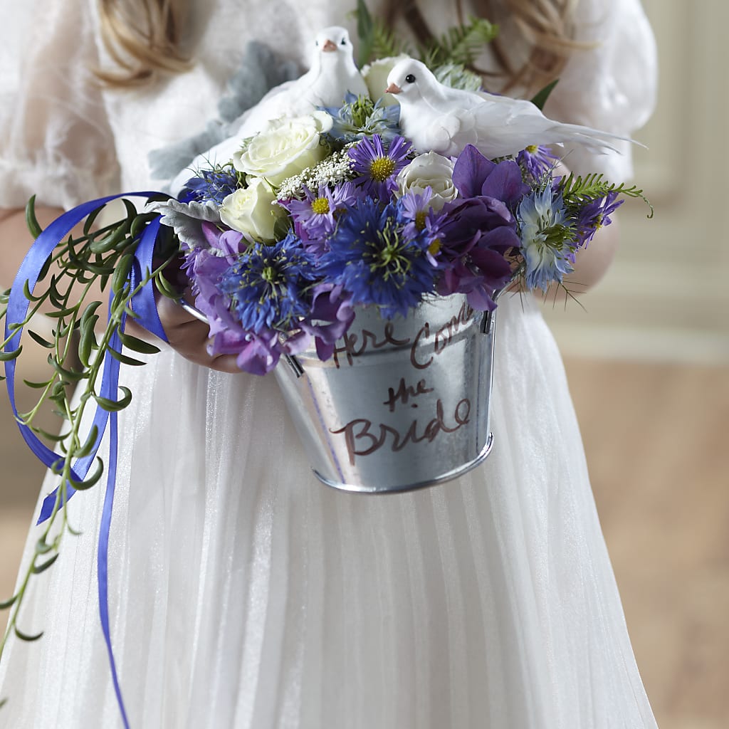 Enchantment Flower Girl Arrangement –  Natural Flowers Llc, Centreville VA
