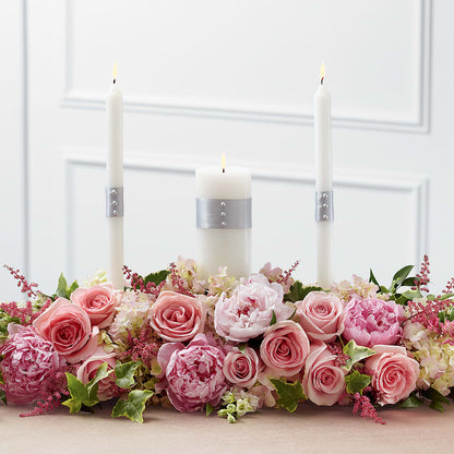 Worldwide Romance Unity Candle Arrangement –  Natural Flowers Llc, Centreville VA