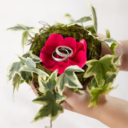 Lila Rose Ring Nest –  Natural Flowers Llc, Centreville VA