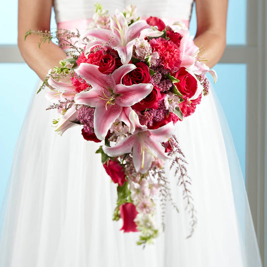 Lily & Rose Bouquet –  Natural Flowers Llc, Centreville VA