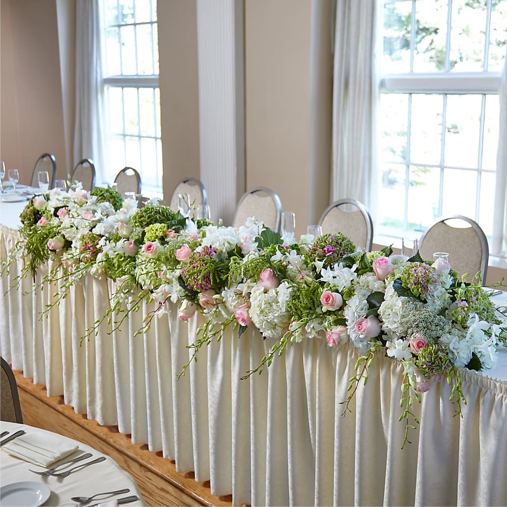 State of Joy Head Table Arrangement –  Natural Flowers Llc, Centreville VA