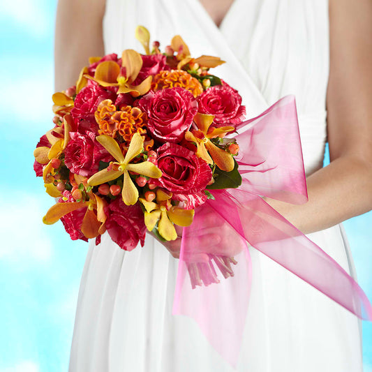 Brilliant Shades of Love Bouquet –  Natural Flowers Llc, Centreville VA