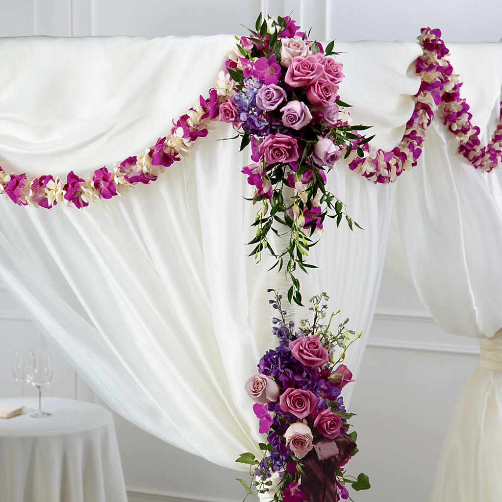 Color & Light Chuppah Decor –  Natural Flowers Llc, Centreville VA