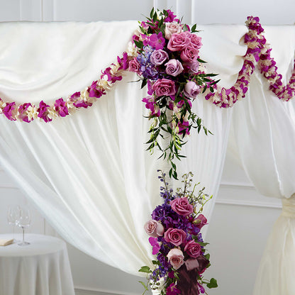 Color & Light Chuppah Decor –  Natural Flowers Llc, Centreville VA