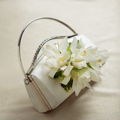 White Purse Decor –  Natural Flowers Llc, Centreville VA