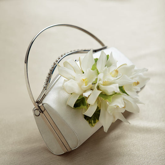 White Purse Decor –  Natural Flowers Llc, Centreville VA