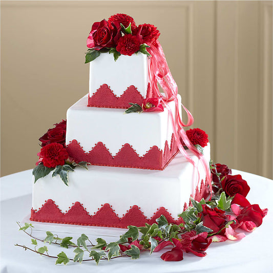 Forever Happiness Cake Decor –  Natural Flowers Llc, Centreville VA